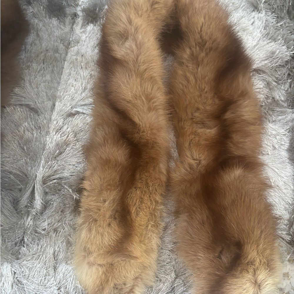 Victor/Sacks Fur collar strip headpiece detachable shirt coat blouse accessory